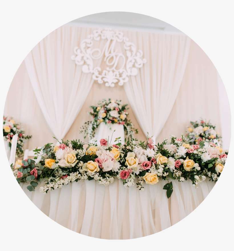 Оформление Зала На Свадьбу 2018, transparent png download