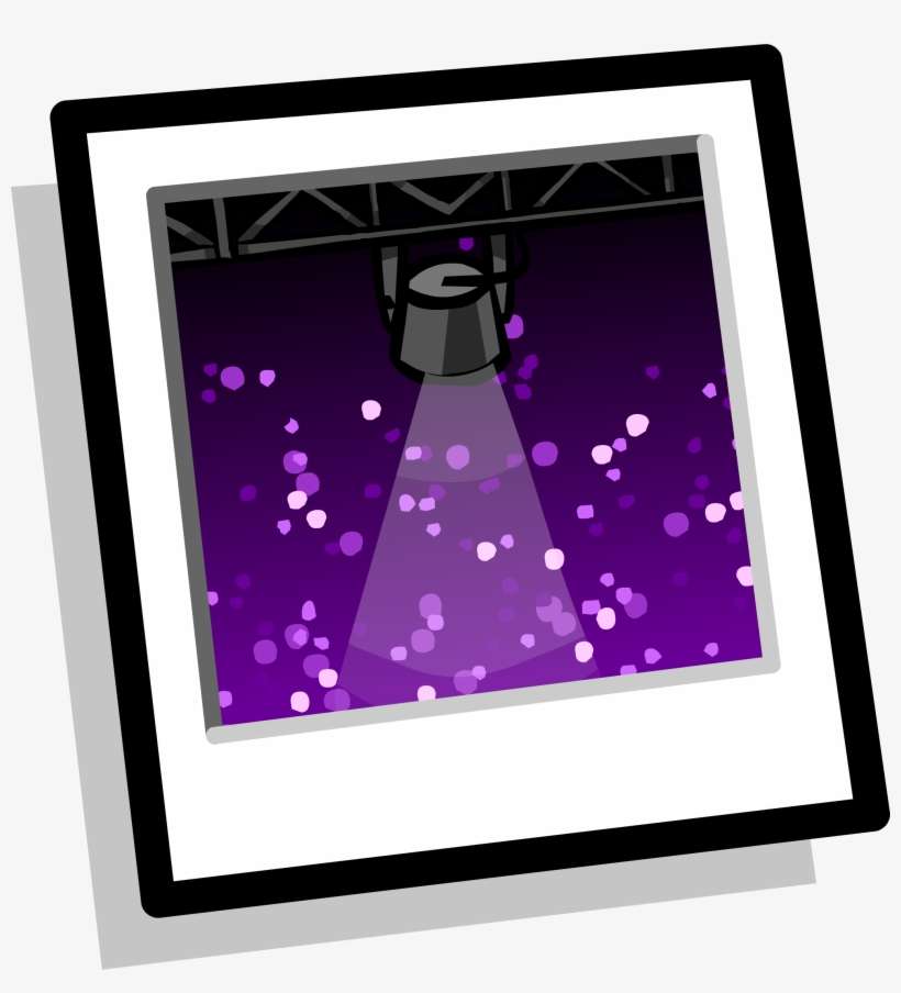 Karaoke Background Icon - Club Penguin Purple Background, transparent png download