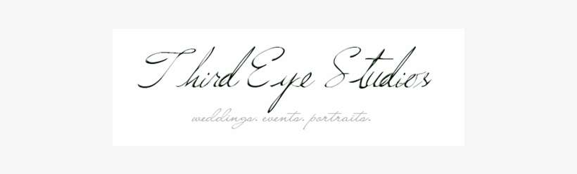 Third Eye Studios Richmond Wedding Photographer - Calligraphy, transparent png download