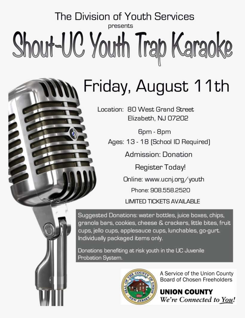 Union County Students Sing Out And Give Back With New - Waranan Dist White Shirt Microphone, transparent png download