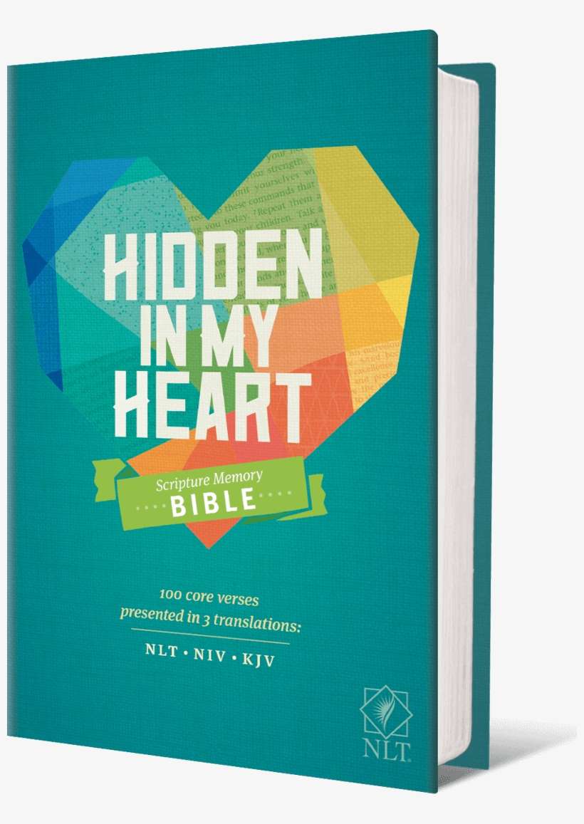Hidden In My Heart Scripture Memory Bible Nlt Book - Hidden In My Heart Scripture Memory Bible Nlt, transparent png download