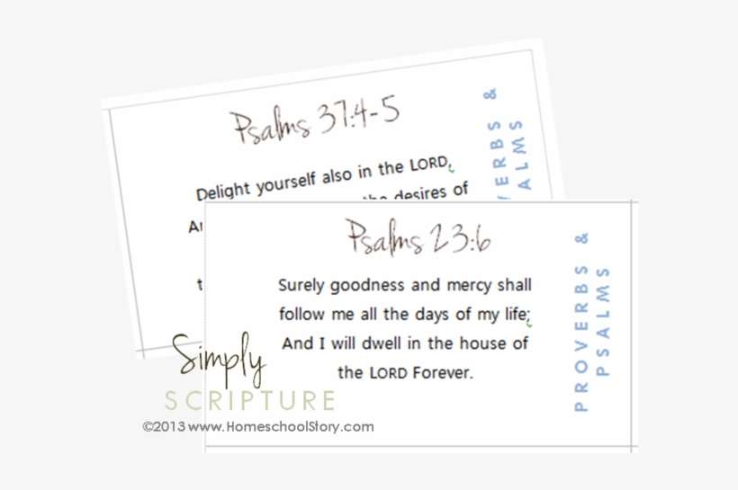 Simply Scripture Promises Of Psalms & Proverbs - Psalms, transparent png download