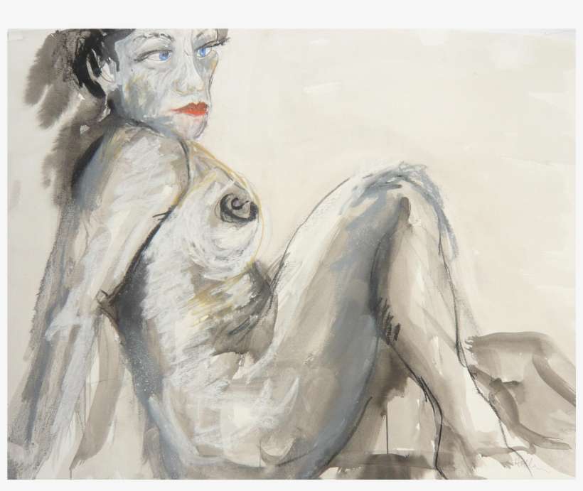 Presentation Drawing Watercolor Jpg Black And White - Drawing, transparent png download