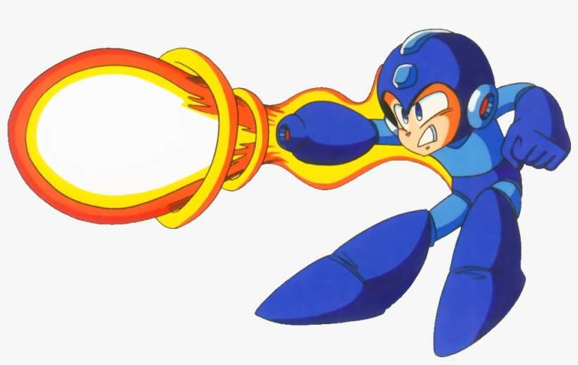 Mega Man Classic - Mega Man Mega Buster, transparent png download