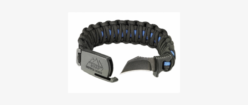 Outdoor Edge Para-claw Paracord Bracelet Tactical Knife, - Paracord Bracelet Knife, transparent png download