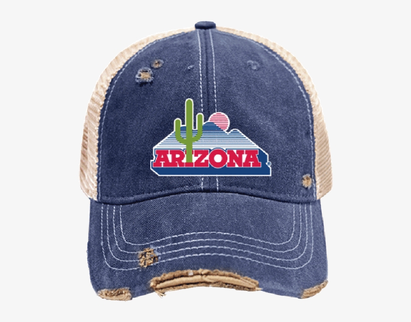 University Of Arizona- Tea Washed Snap Back Vintage - Vintage Trucker Cap, transparent png download