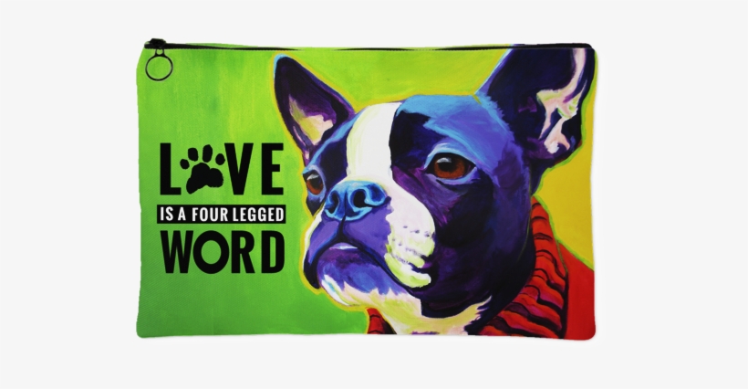 Boston Terrier Accessory Pouch - Boston Terrier, transparent png download