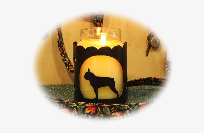 Boston Terrier Dog Breed Jar Candle Holder - Basenji, transparent png download