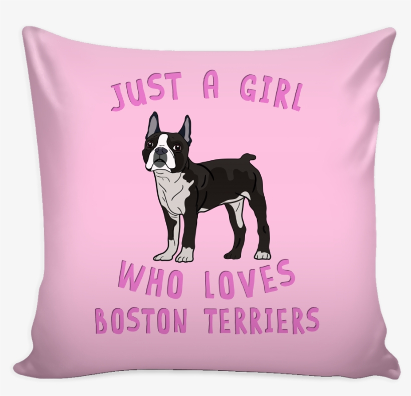 Dog Lover Pillow Cover - Boston Terrier, transparent png download
