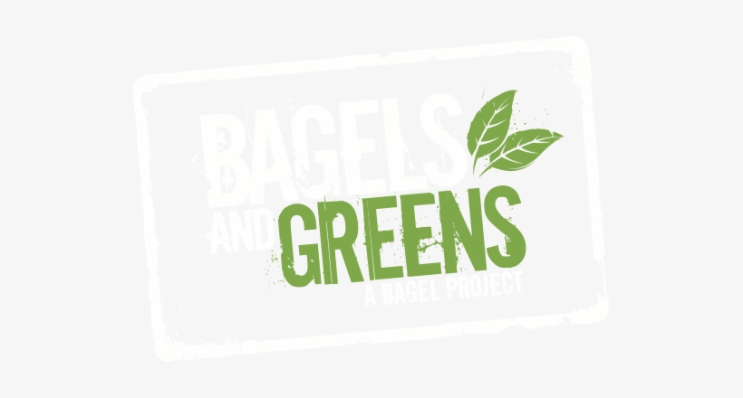 Bagels Green Logo White2x - Bagels And Greens, transparent png download