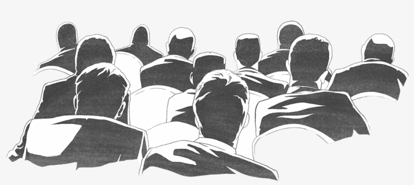 Picture Black And White Stock Collection Of Free Crowd - Crowd, transparent png download