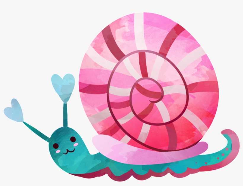 Heypik หอยทากหอยทากการ์ตูน Png วัสดุ พื้นหลัง เช่น - Love Snail Beach Towel, transparent png download