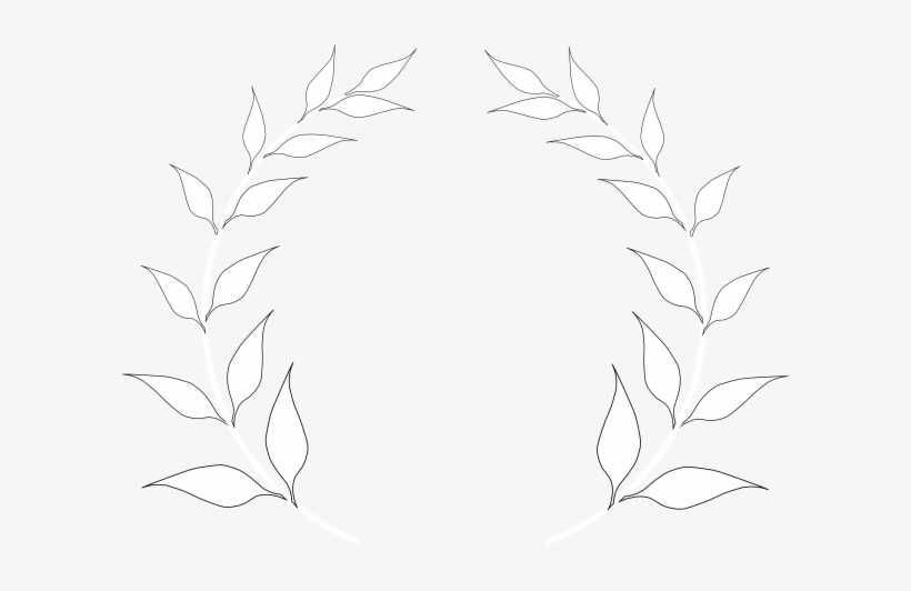 White Wreath Vector Png, transparent png download