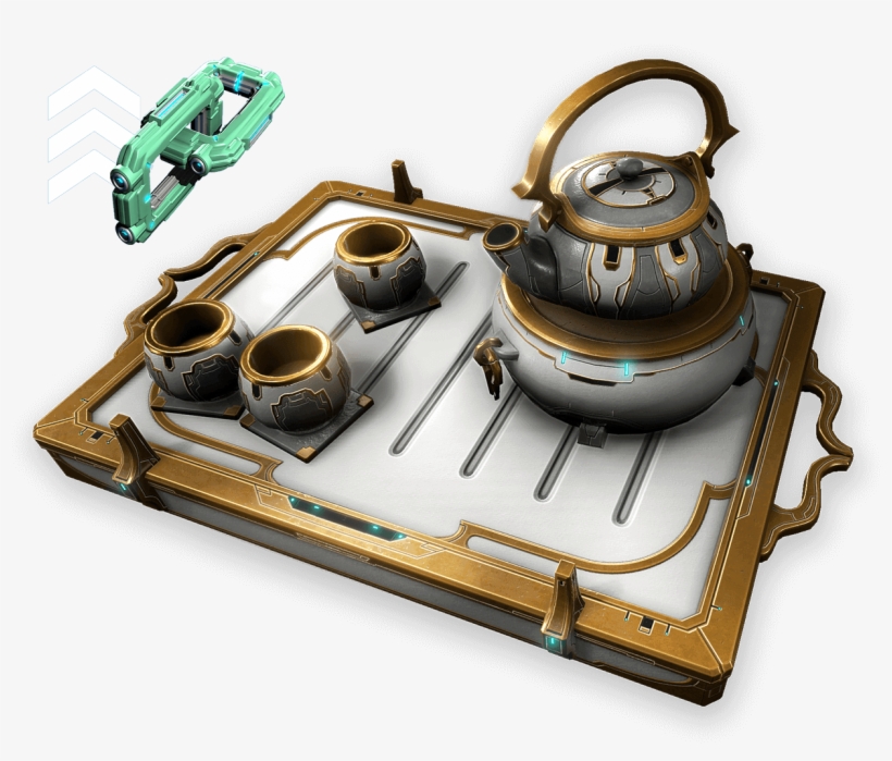 So, About This Tea Set - Warframe Orokin Tea Set, transparent png download