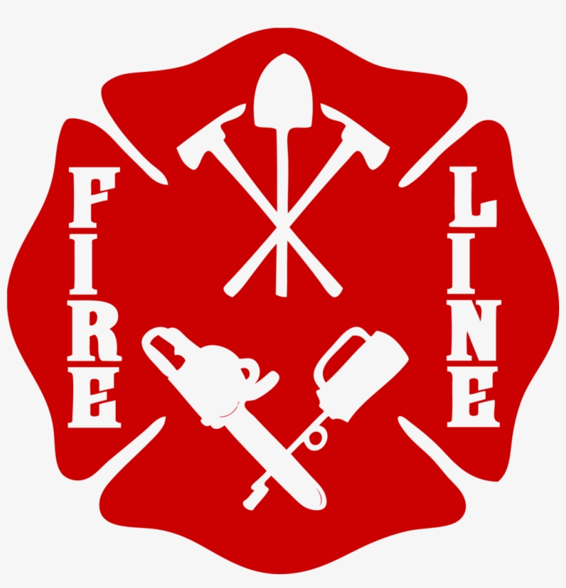 Wildland Firefighter Fire Line Maltese Cross Decal - Wildland Firefighter Decals, transparent png download