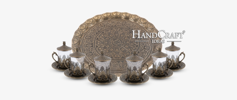 Traditional Design Cast Zamak Turkish, Moroccan Tea - Tea Set, transparent png download