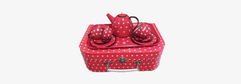 Red Spot Tea Set - Strawberry, transparent png download