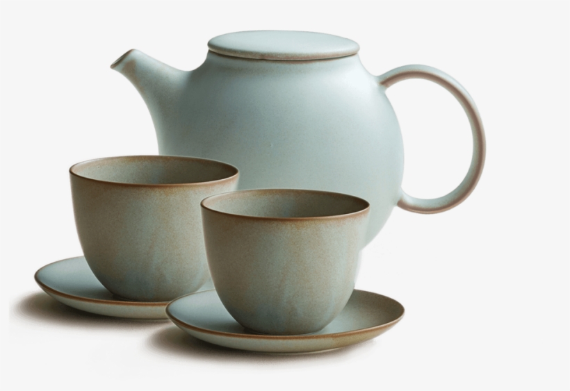 Pebble Teapot Set - Kinto Pebble Teapot - Brown, transparent png download