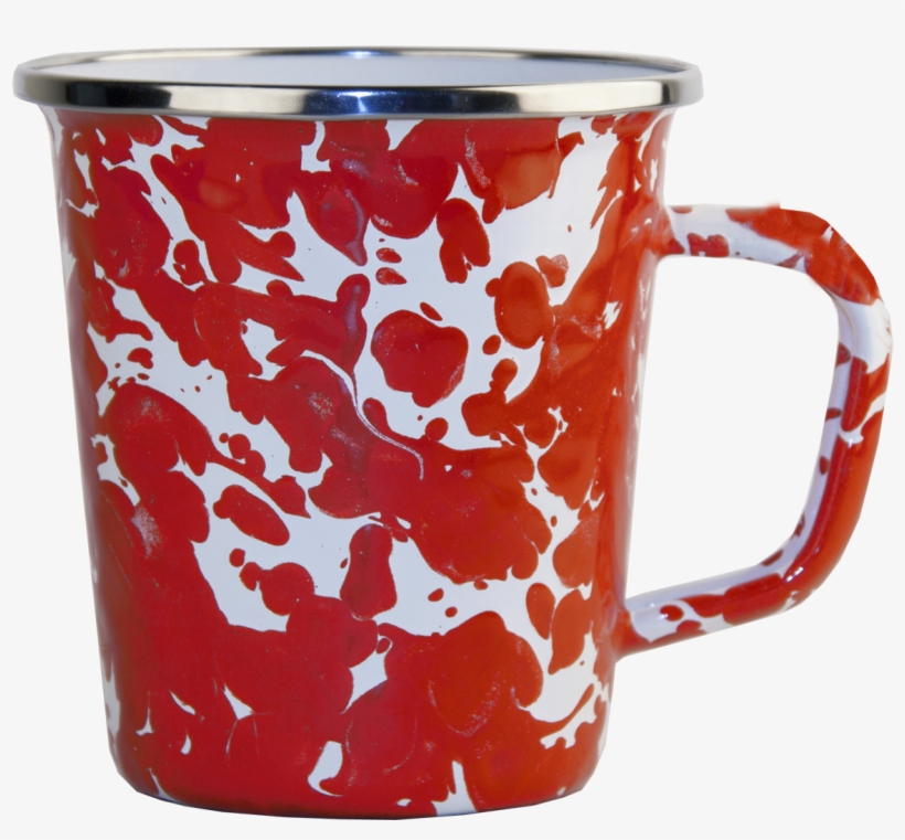 Rd66 Red Swirl Latte Mug, transparent png download