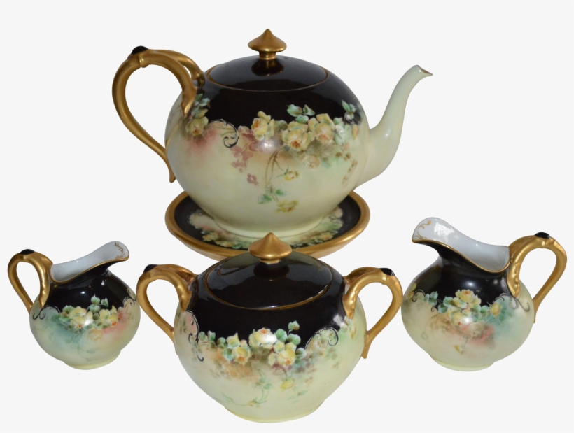 Limoges 7-piece Tea Set - Tea Set, transparent png download