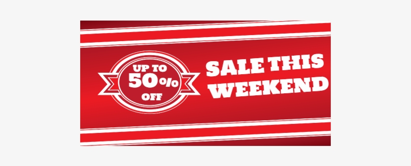 Weekend Sale Banner - General Supply, transparent png download