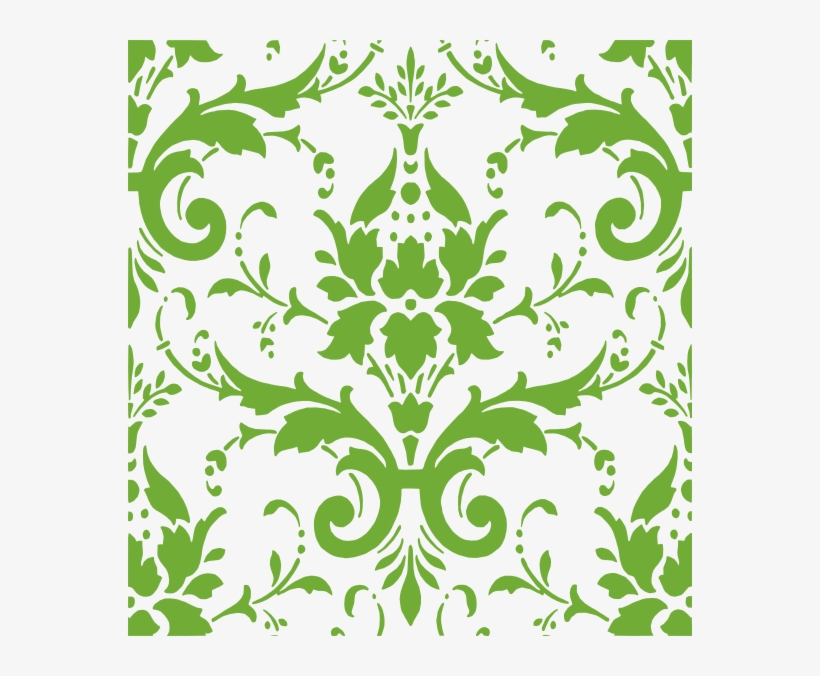 Small - White And Purple Damask, transparent png download