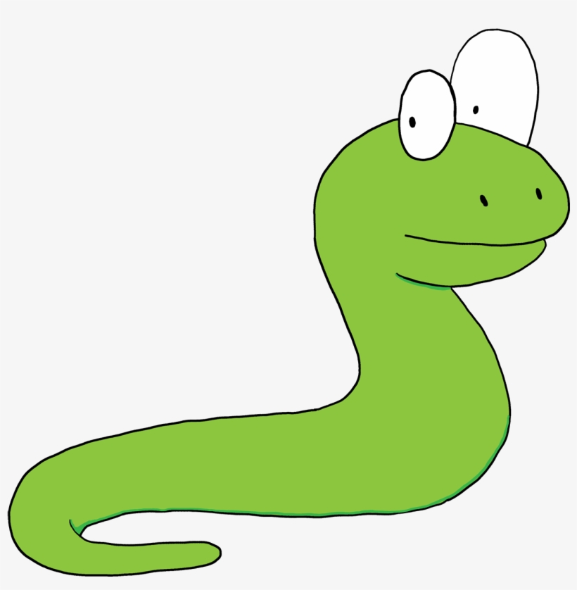 A Perfect World Clip Art Cartoons Worm - Clipart Short Snake, transparent png download
