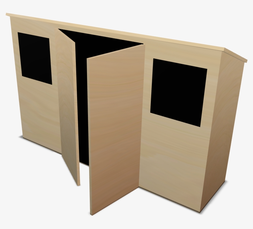 Garden Sheds Uk Made Free Delivery Pent Shed Front - Window, transparent png download