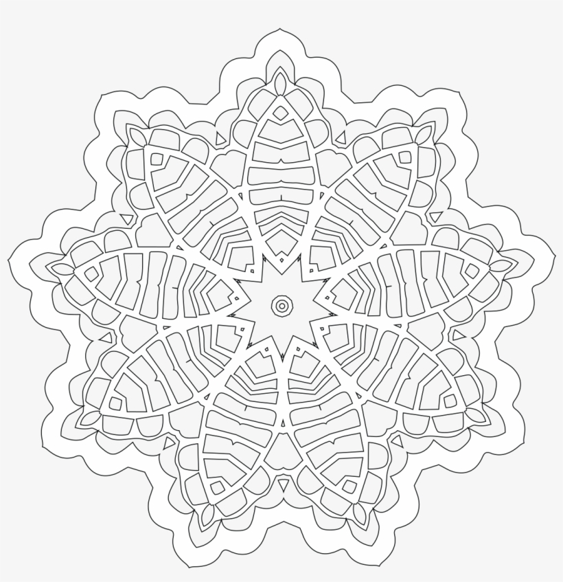 White Mandala Png Transparent, transparent png download