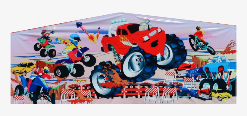Monster Truck - Monster Truck Bounce House, transparent png download
