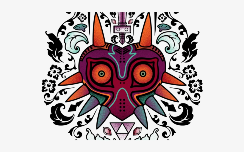 Majora's Damask - T-shirt, transparent png download