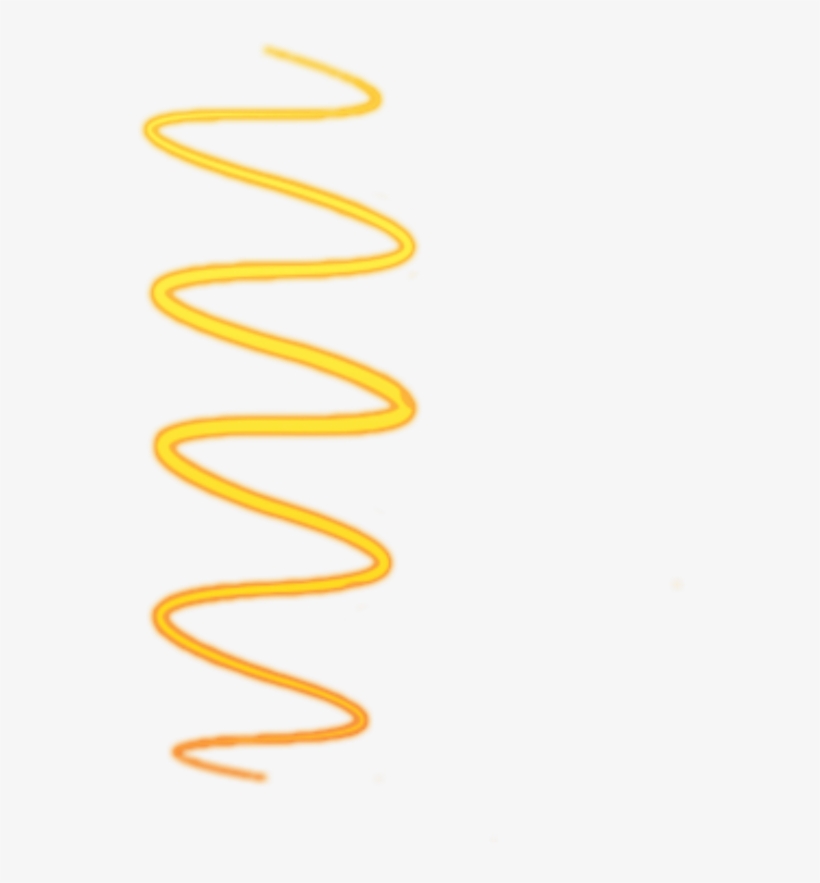 Swirl Gold Yellow Glow Bright Magic - Kick American Football, transparent png download