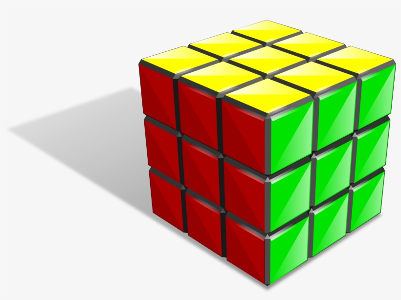 Puzzle Clipart Rubix Cube - Rubik Cube 3d Png, transparent png download