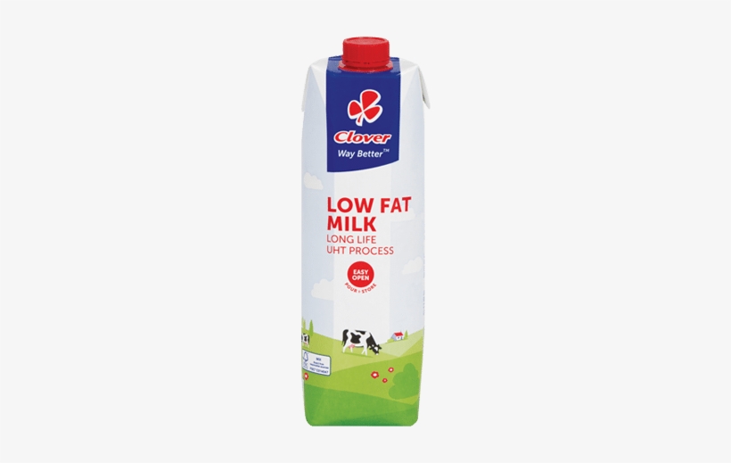 Clover Long Life Low Fat Milk - Fat, transparent png download