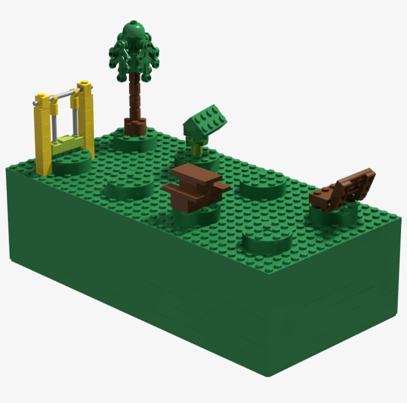 Park Brick01 - Tree, transparent png download