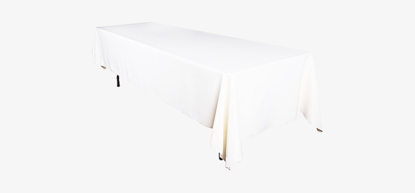 White Rectangular Table Cloth - Tablecloth PNG Image | Transparent PNG