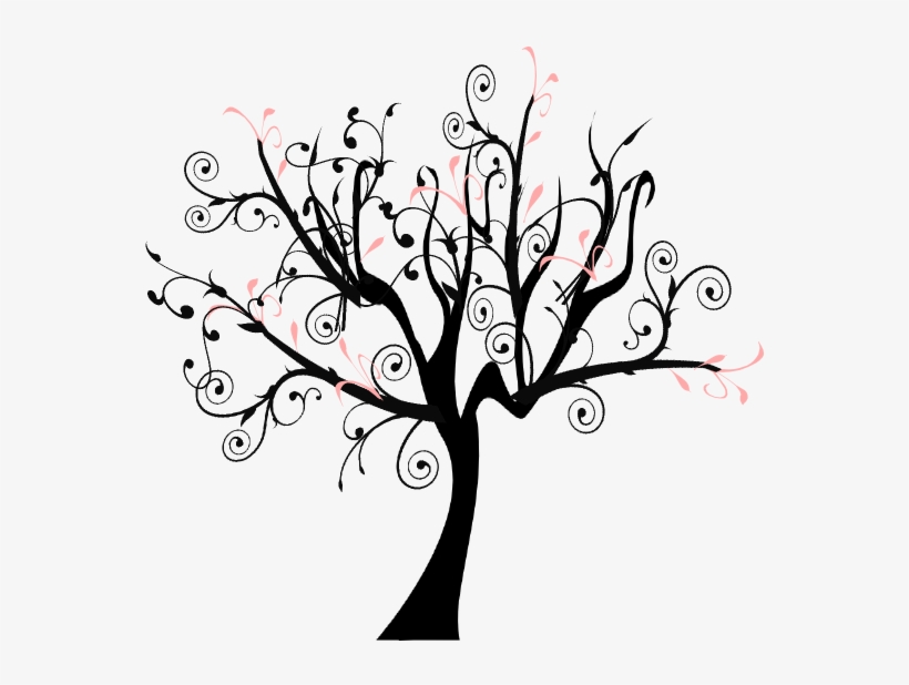 Branch Vine Swirl Tree Svg Clip Arts 600 X 543 Px, transparent png download