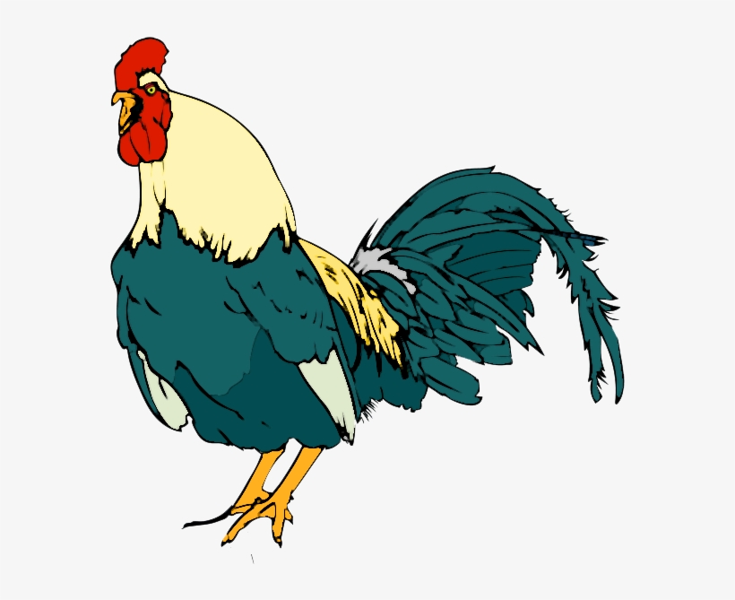 Rooster Clip Art Free - Rooster Clip Art, transparent png download