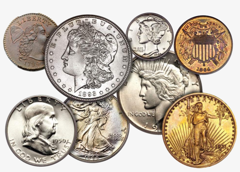 Different Types Of Coins, transparent png download