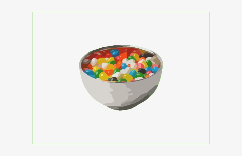 Small - Jelly Beans In A Bowl, transparent png download