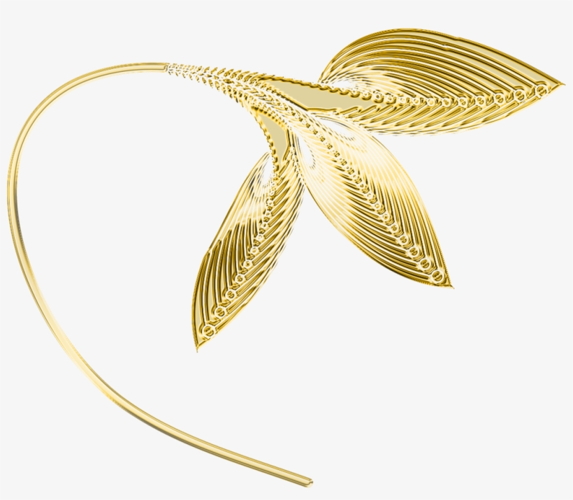 Golden Leaf Border Png, transparent png download