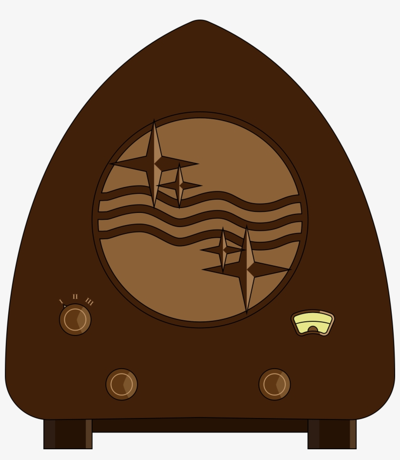Radio Clipart Old Style - Philips Clipart, transparent png download