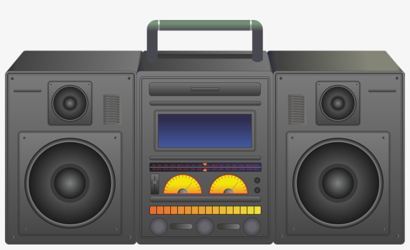 Free Photo Radio Ghetto Ghetto Blaster Blaster Boombox - Ghettoblaster Png, transparent png download