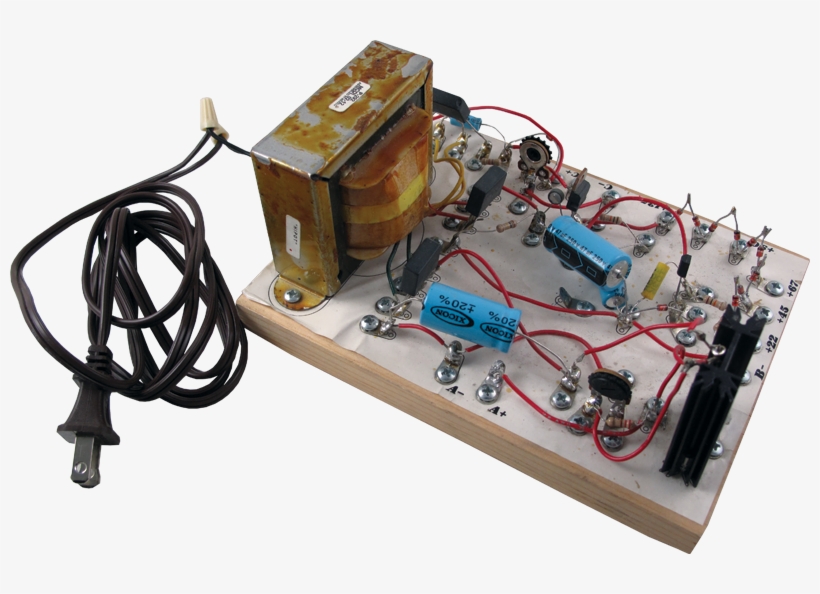 Pine Board Power Supply With 3 Outputs - Aes Kits K-101a Kit - Power Supply, transparent png download