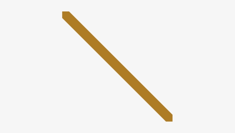 Golden Brown Thick Diagonal Line - Colorfulness, transparent png download