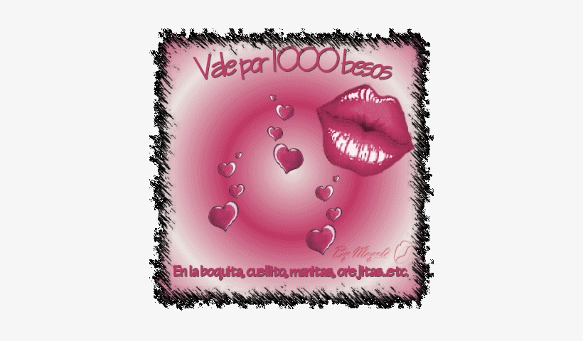 ¿qué Es Un Beso, ¿qué Significa, ¿cuándo Se Da - Besos Y Corazones Gif, transparent png download