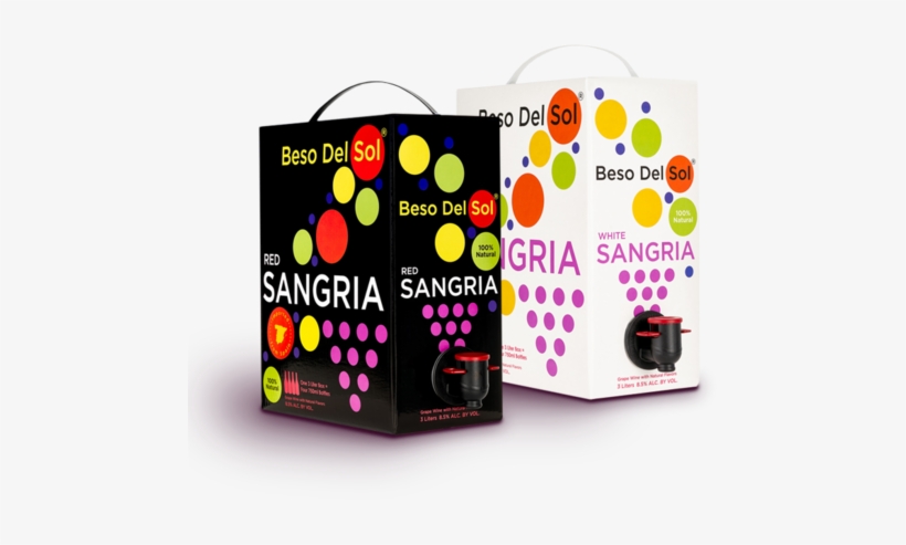 This Boxed Sangria Will Be An Absolute Hit At All Your - Beso Del Sol Box, transparent png download