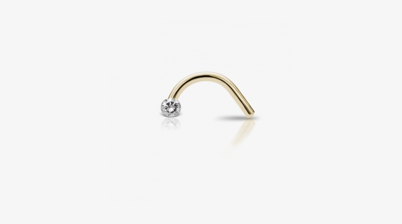 5mm Diamond Invisibly Set Nostril Screw Image - Nose Piercing, transparent png download