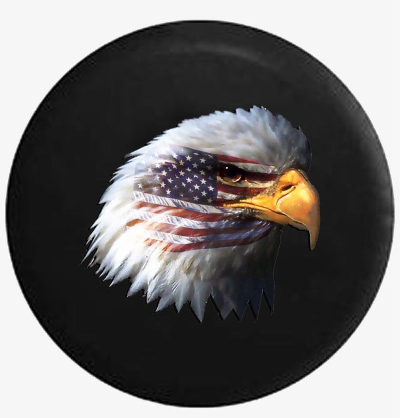 Waving American Flag And Bald Eagle Jeep Camper Spare - America: Ventura Highway Cd, transparent png download