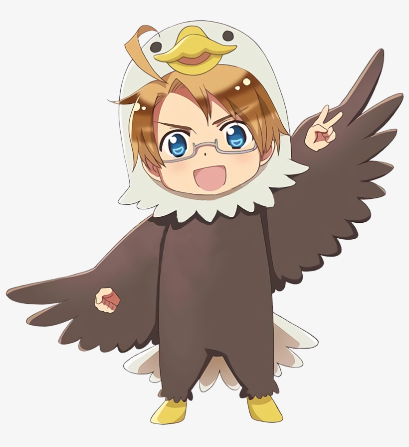 “transparent Bald Eagle America, His National Symbol - Hetalia America Transparent, transparent png download